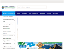 Tablet Screenshot of orbesagricolasac.com